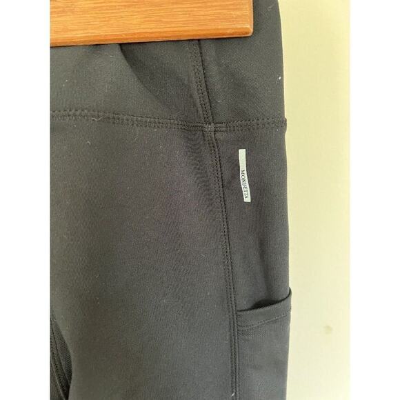 Mondetta‎ Black Athletic Leggings Activewear Workout Side Pocket Mesh Detail - Picture 6 of 7